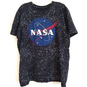 NASA Paint Splatter Design Shirt Size Large